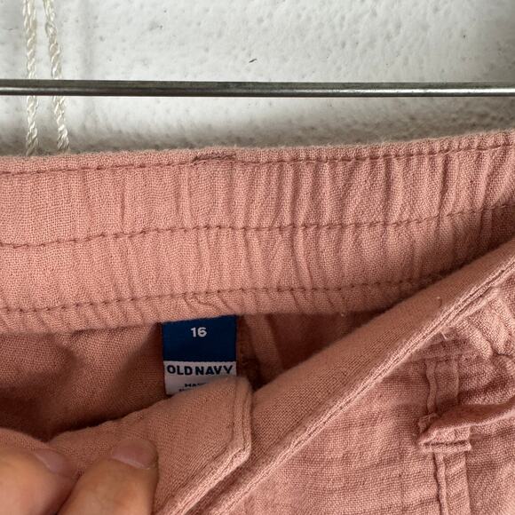 NWT Old Navy Slouchy Cropped Cotton Pants - Picture 3 of 6